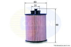 Filtru ulei OPEL ASTRA H (L48) (2004 - 2016) COMLINE EOF032 foto