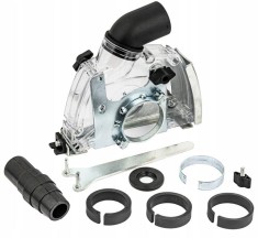 Aparatoare praf pentru polizor unghiular flex cu sistem de aspiratie 115 125 mm foto