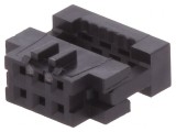 Mufă IDC Mamă 6 PIN Aurită 1mm fără Presare