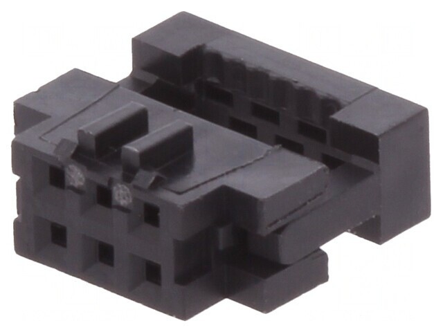 Mufă IDC Mamă 6 PIN Aurită 1mm fără Presare