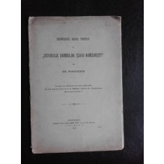 Cronicarul Radul Popescu si istoriile domnilor Tarii-Romanesti - Em. Panaitescu