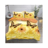 Cumpara ieftin Lenjerii de Pat Finet 3D, 4 Piese, Pat Dublu -SIPRD-12