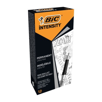 Marker permanent, BIC Ultra fine, negru foto
