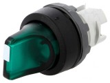 Comutator Rotativ 22mm Verde IP66 2 Pozitii