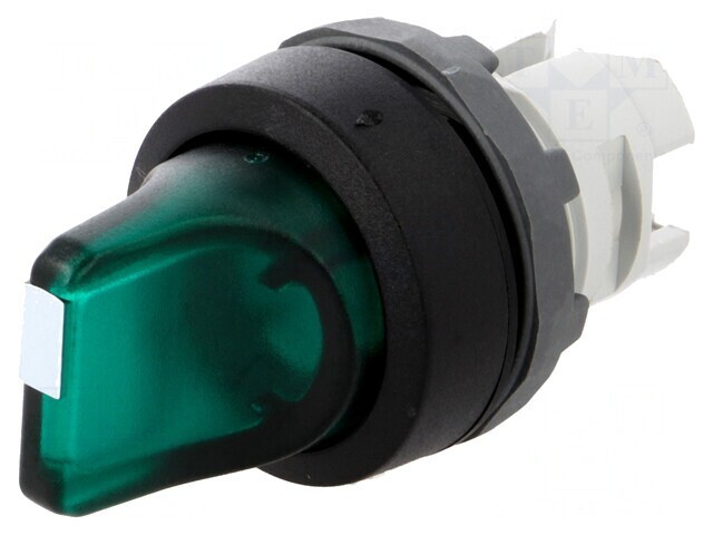 Comutator Rotativ 22mm Verde IP66 2 Pozitii