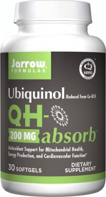 Supliment alimentar Ubiquinol QH-absorb 200mg Jarrow Formulas, 30 capsule foto