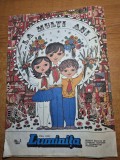 Revista pentru copii - luminita - ianuarie 1984 - benzi desenate, povesti , poezii ,divertisment
