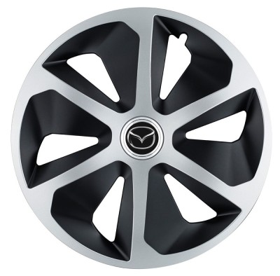 Set 4 capace roti Roco Gri-Negru R17 pentru gama auto Mazda foto
