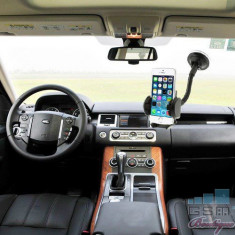 Suport Telefon Auto 2 in 1 iPhone SE ,47-100 mm Negru foto