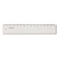 Rigla Koh-i-noor K742-500, 15cm, plastic, transparent, blister