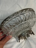 FRUCTIERA CRYSTAL + ARGINT 800 - Italia - Vintage - 100g. - 6.7lei/gr.