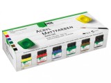 Vopsea acrilica mata cu pensula inclusa Basic Kreul, set 6 buc x 20 ml