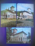 HOPCT LOT 4169 -3 CARTI POSTALE-MANASTIREA POLOVRAGI -JUD GORJ -NECIRCULATE, Necirculata, Printata