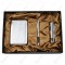 Set cadou 3 piese pentru barbati &ndash; Portcard/Pix/Briceag