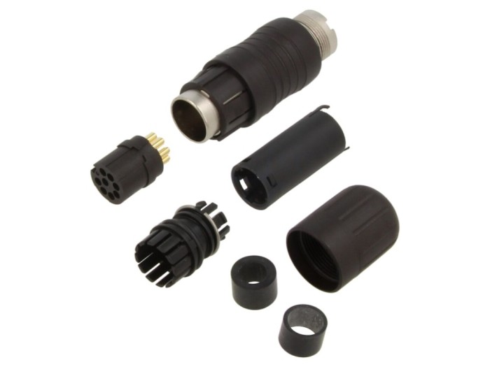 Conector circular 8 pini IP67