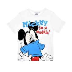 Tricou Mickey Mouse Disney Alb foto