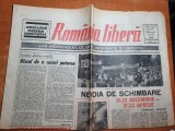 romania libera 24 aprilie 1990-miting de comemorare a eroilor revolutiei