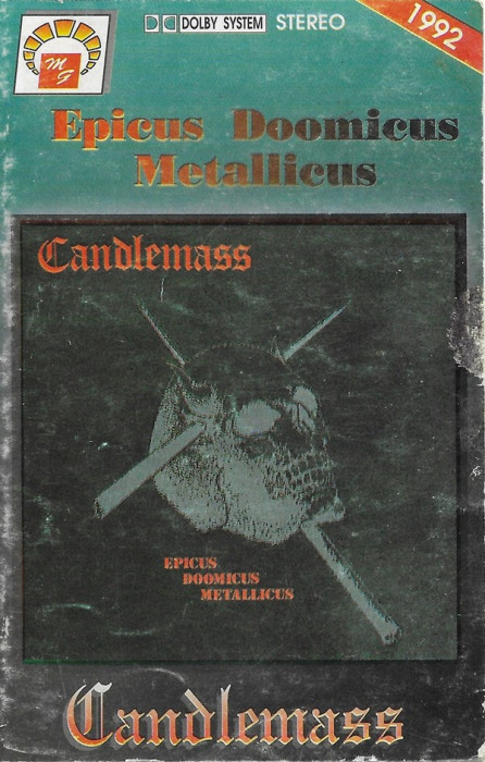 Casetă audio Candlemass &lrm;&ndash; Epicus Doomicus Metallicus, originală