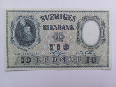 Suedia - 10 Kronor 1958 foto