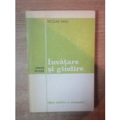 INVATARE SI GANDIRE . EVOLUTIE SI SENS de NICOLAE RADU , 1976