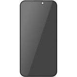 Folie de protectie Ecran Privacy Bear pentru Apple iPhone 14 Pro, Sticla Securizata, Full Glue