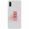 Husa silicon pentru Xiaomi Mi 8 Pro, Red Bridge In Clouds