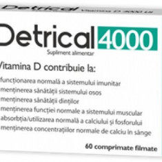 Detrical Vitamina D 4000UI, 60 comprimate, Zdrovit