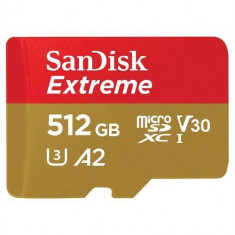 Card Sandisk Extreme MicroSDXC 512GB Clasa 10 + Adaptor SD foto