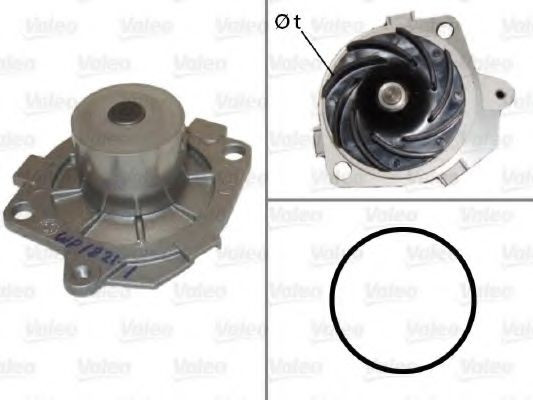 Pompa apa SAAB 9-3 Combi (YS3F) (2005 - 2016) VALEO 506590