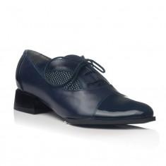 Pantofi piele naturala Parish Bleumarin Buline - sau Orice Culoare