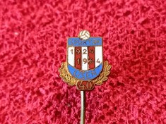 Insigna (model vechi)fotbal-SPARTAK LISEN (Cehoslovacia) 40 de ani 1924/1964