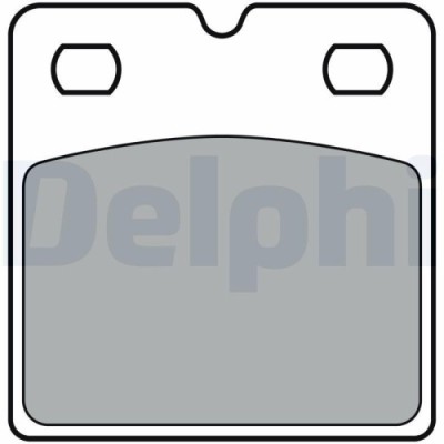 Placute frana Tesla Model S (5yjs) 09.12-, Model X (5yjx) 09.13-, Spate, DELPHI foto