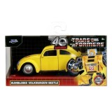 JADA TRANSFORMERS MASINUTA METALICA BUMBLEBEE VOLKSWAGEN BEETLE SCARA 1:32