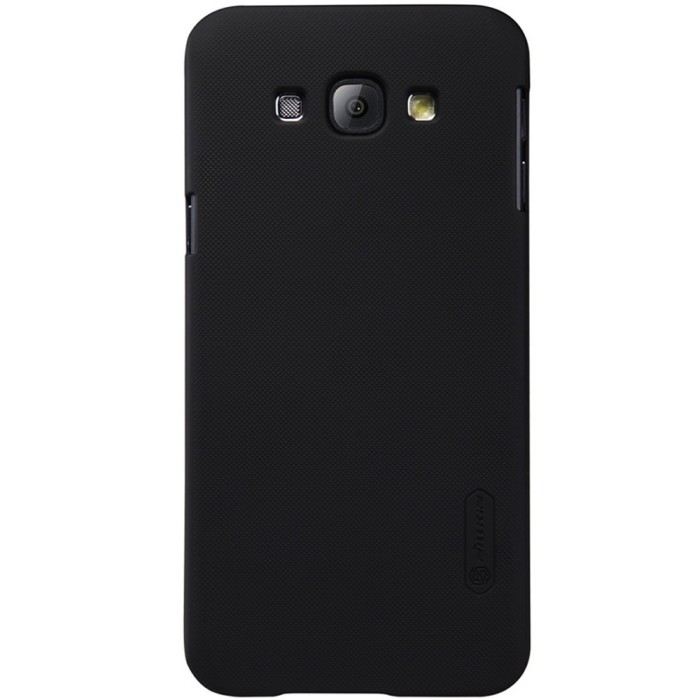 Husa Samsung Galaxy A8 2015 Nillkin Frosted Shield Negru + Folie de protectie