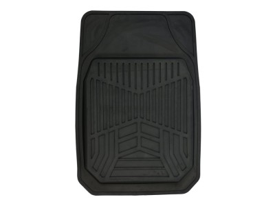 Covoras auto din cauciuc Carpoint tip tavita pentru fata, 74x50cm, 1 buc. foto