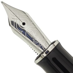Penita Ef Din Aur De 18k/750 Placata Cu Rodiu Pentru Stilou M805 foto