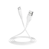 Cablu Borofone 2M Alb BX18 USB-A la Type-C