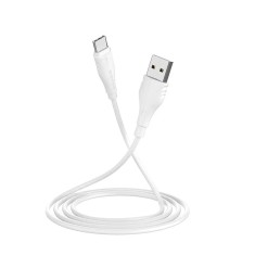 Cablu Borofone 2M Alb BX18 USB-A la Type-C