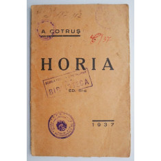 Horia &ndash; A. Cotrus (putin uzata)