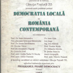 Democratia locala in Romania contemporana / Corneliu Leu + colectiv / 1995