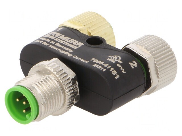 Adaptor &icirc;n T M12 Tată-Mamă CANopen