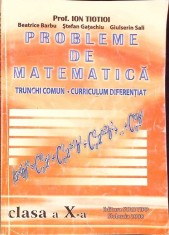 PROBLEME DE MATEMATICA - CLASA A X-A-ION TIOTIOI, BEATRICE BARBU, STEFAN GATACHIU, GHIULSERIN SALI-265641