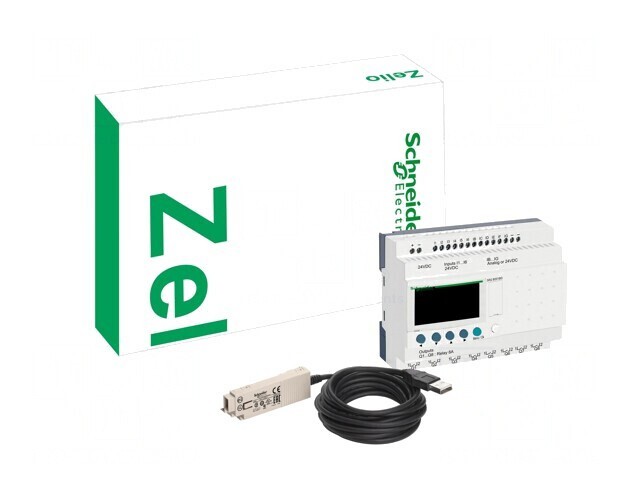 Kit de Inițiere pentru Șină DIN Zelio Logic 24VDC