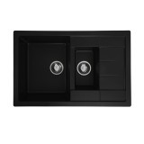 Chiuveta de bucatarie Elefant Premium Toskana Negru 775x495 mm Innovative ReliableTools, Oem
