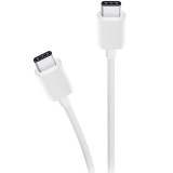 Cablu de date si incarcare USB C - USBA C, 1ml, alb,