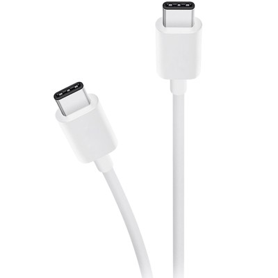 cablu de date si incarcare USB C - USBA C, 1ml, alb, foto