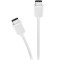 cablu de date si incarcare USB C - USBA C, 1ml, alb,