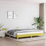 VidaXL Cadru de pat fără saltea, verde, 200x200 cm, textil