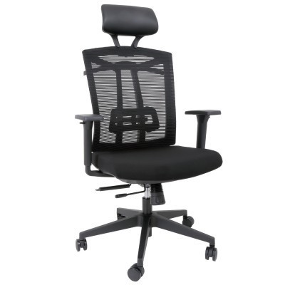 SCAUN MESH KOBE H - NEGRU/NEGRU foto