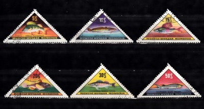 A12 S1 4 - Timbre foarte vechi - Mongolia - pesti foto